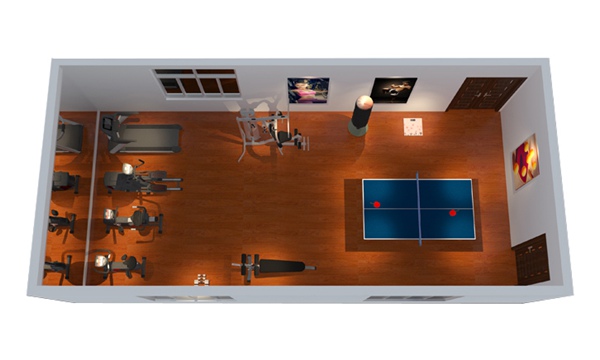 150平方健身房配置方案-广西今年会jinnianhui体育健身器材有限公司